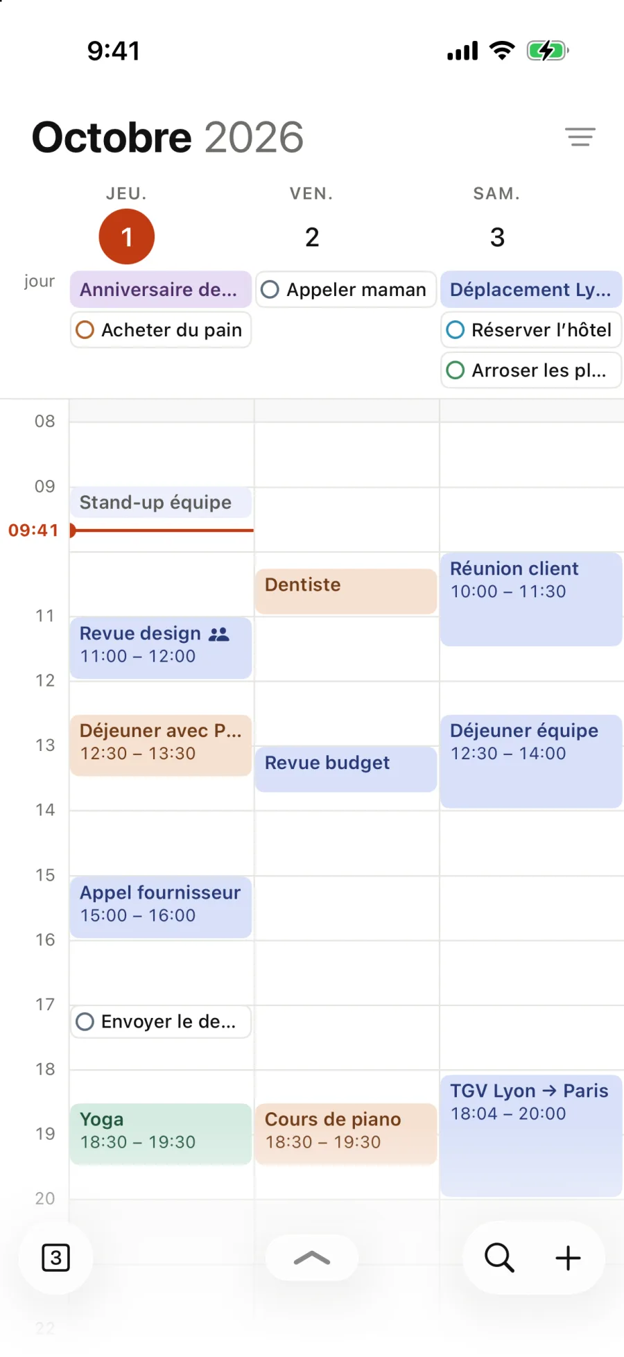 De jeudi à samedi, côte à côte.